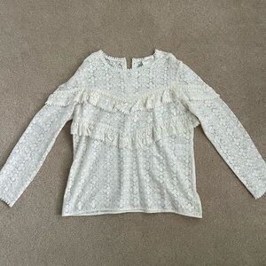 NWOT Sézane Lace Blouse